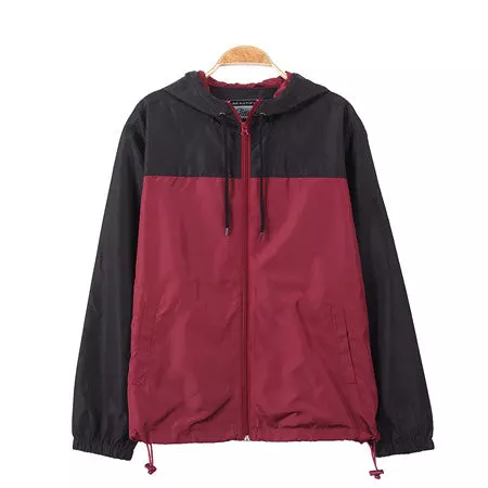 Men's Lightweight Hooded Windbreaker