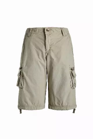 Men's Twil 8 Pocket 100% Cotton Cargo Short- Style #MP413- $10.90/Unit — 30-38 (WHOLESALE ONLY) / Khaki