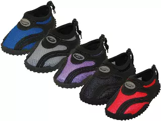 G1185-I-A - Wholesale Toddler's "Wave" Nylon Upper With TPR. Outsole Comfortable Water Shoes