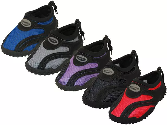 G1185-I-A - Wholesale Toddler's "Wave" Nylon Upper With TPR. Outsole Comfortable Water Shoes