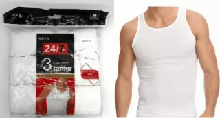 #0M-800 Men’s White A-Shirts Pick Size (S-M-L-XL-2X)