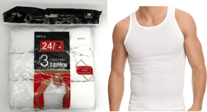 #0M-800 Men’s White A-Shirts Pick Size (S-M-L-XL-2X)