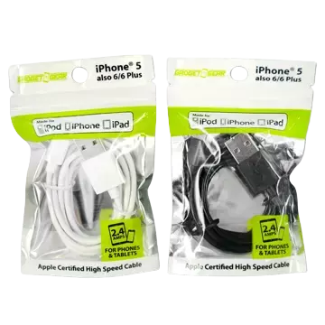 Charging Cable USB to Lightning 3FT - 6 Pieces Per Pack 21126