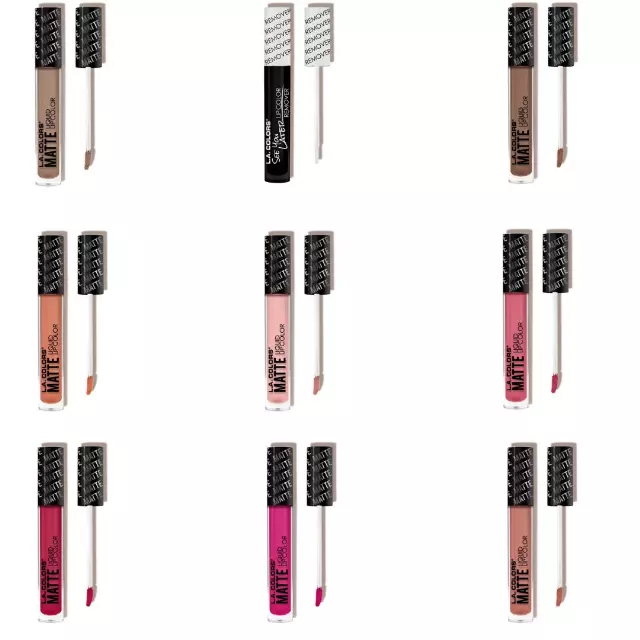 L.A. Colors Matte Liquid Lip Color Assorted - Wholesale 18 Units (CAD-78.1)