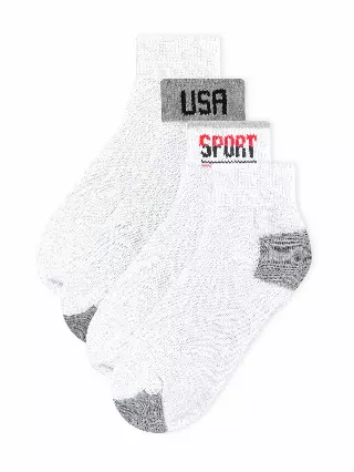 Low Cut White Cotton Socks (Dozen) — White / Sock Size 6-8