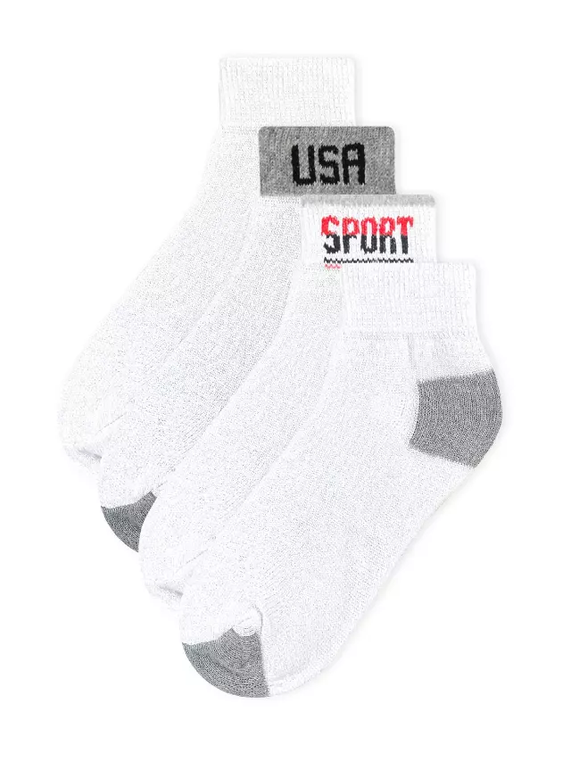 Low Cut White Cotton Socks (Dozen) — White / Sock Size 10-13