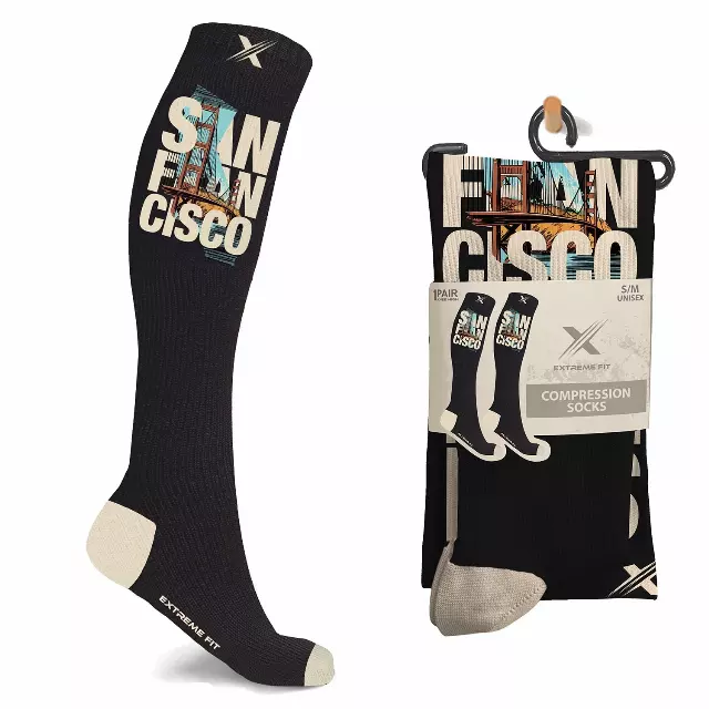 SAN FRANCISCO COMPRESSION SOCKS — Large/XL