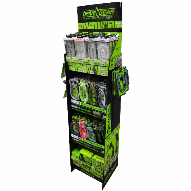 Tech and Travel Mobile Driver Assorted Floor Display - 90 Pieces Per Retail Ready Display Kit 88356