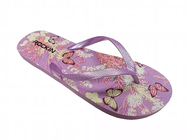 ROCKIN "BUTTERFLIES" LADIES FLIP FLOPS