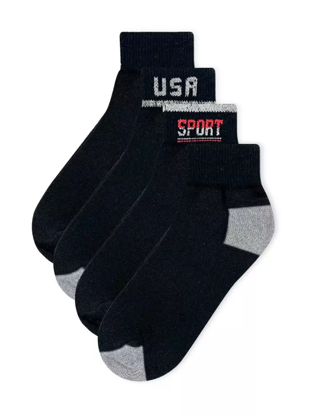 Low Cut White Cotton Socks (Dozen) — Black / Sock Size 9-11