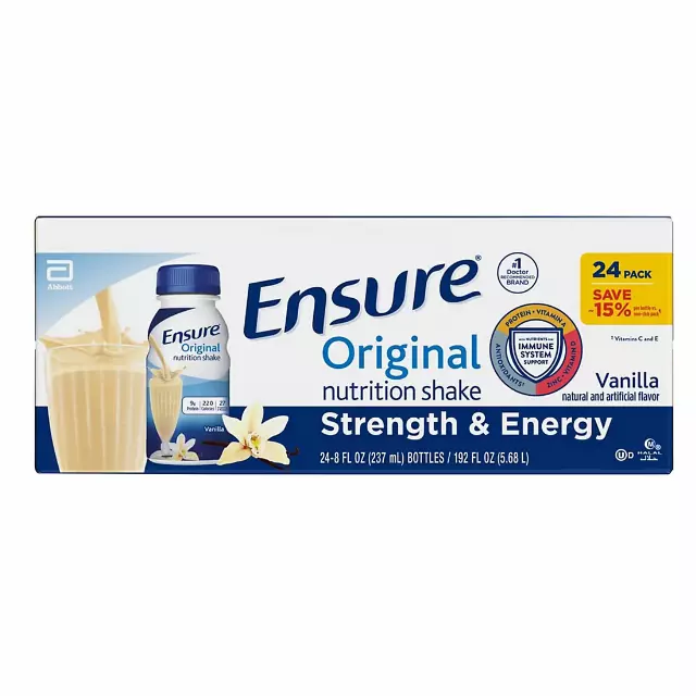 Ensure Original Vanilla Nutrition Shake, 9g Protein, 24 pk./8 fl. oz.