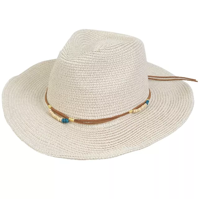 Magid Beaded Macrame Straw Cowboy Hat — TOAST