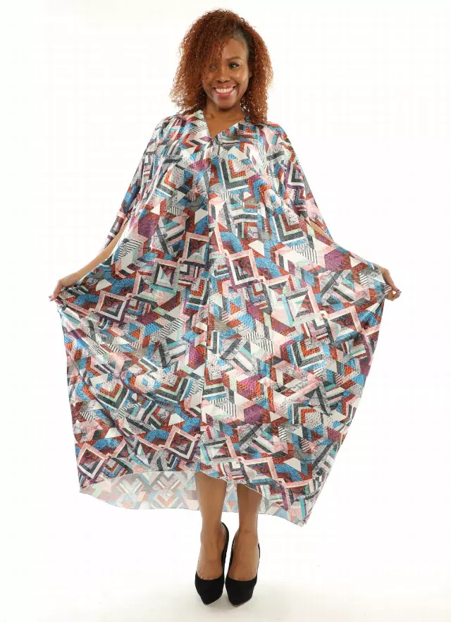 22101 - Satin Hi-Lo Kaftan - (3 Pcs Pre pack) - $20 Each