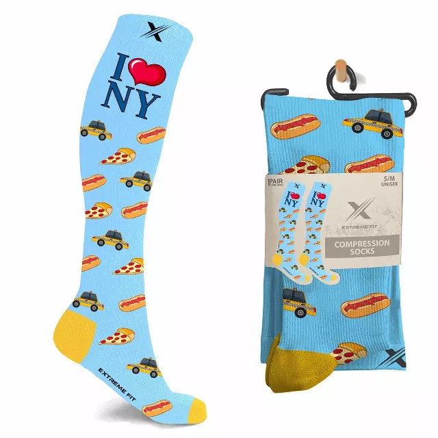 NEW YORK COMPRESSION SOCKS — Large/XL