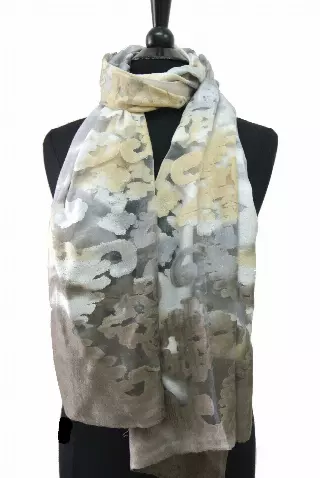 BF712 Tie Dye Spring Scarf — Khaki