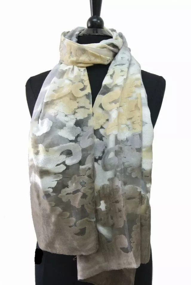 BF712 Tie Dye Spring Scarf — Khaki