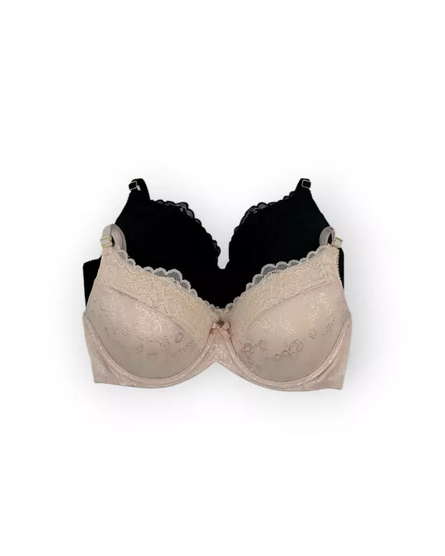 Sadie Plus 2-Pack Bras — Baby Pink / 40C