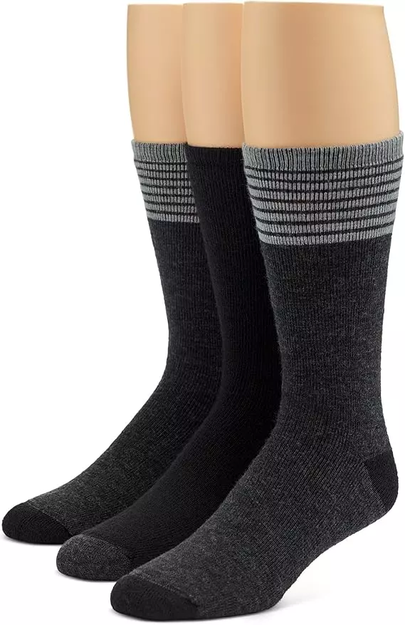 #9-MW Burlington Men’s Merino Wool(66%) Crew Socks – $4.50/pack(24 packs)