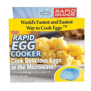 Wholesale Lot Of 60 Rapid Brands Rapid Egg Cookers – UPC 851273006226 – MSRP $7.99 Each – Your Price Is Only $1.25 Each