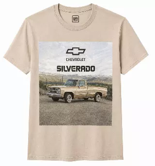 GM CHEVY SILVERADO T-SHIRT KHAKI