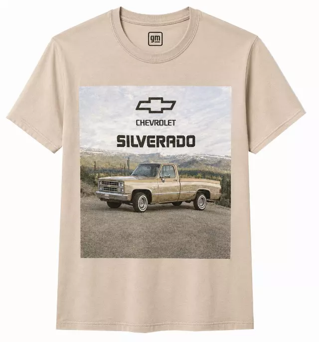GM CHEVY SILVERADO T-SHIRT KHAKI