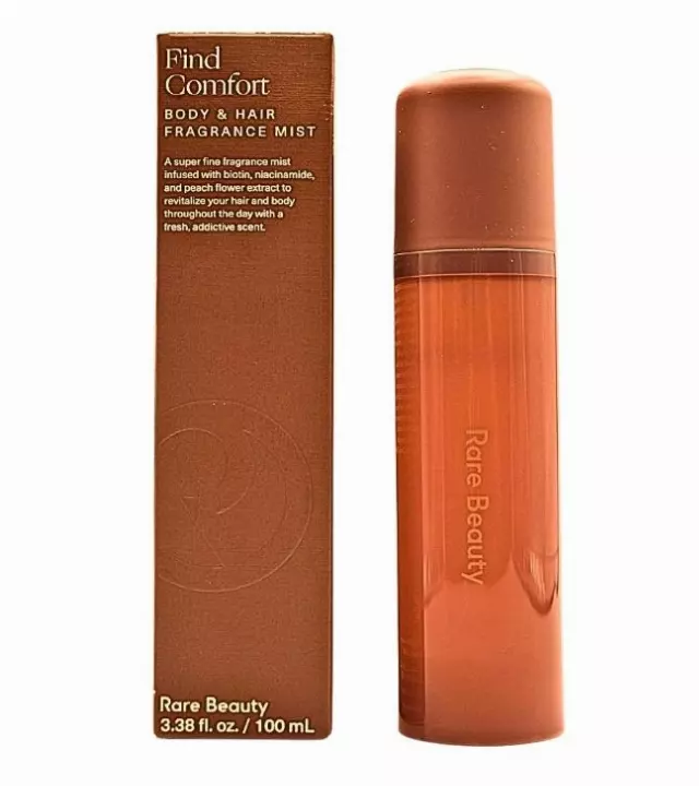 Find Comfort Body and Hair Fragrance Mist by Rare Beauty for Women – 3.38 oz Mist