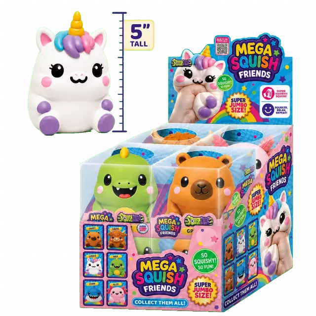 Fun Doh™ SquishZilla™ Mega Squishy Friends Toy - 8 Pieces Per Retail Ready Display 27006
