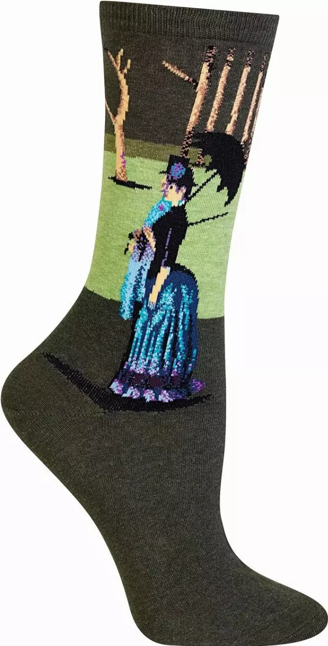 #6-HS-000159 Women’s ‘Hot Sox’ Artist Series Socks (9-11) – $.45 Per Pair (24 Pair)