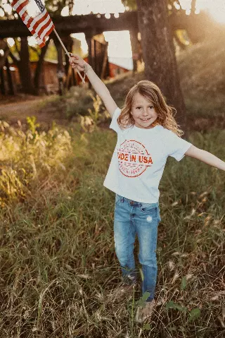 Made in the USA Shirts for Children - 83 Total