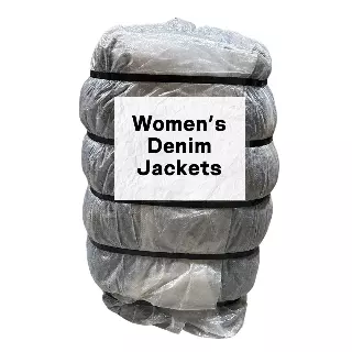 Women's Denim Jackets Bale — 100LB