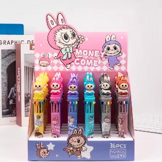 🖊️ LULALA 6-Ink Color Pens – Vibrant, Viral, and Ready to Write — 36 PC DISPLAY