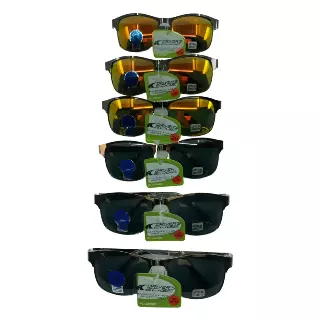 Sunglasses Drivers Edge Assortment - 6 Pieces Per Pack 53129