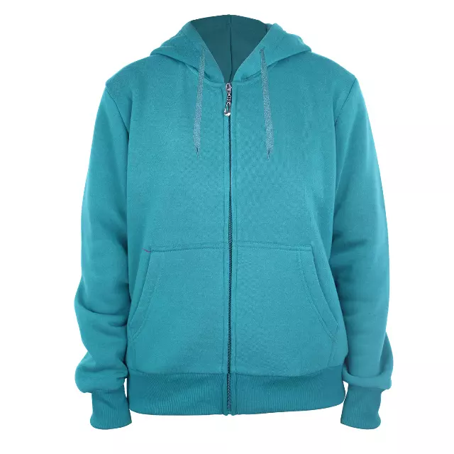 Women's Hoodie Sweatshirt- Plus Size- Style #LFJ505X- $8.50/ Unit - 12PCS/CS - PLEASE SEE DESCRIPTION — Turquoise