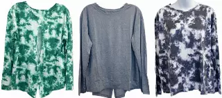 #262-UP02 Long Sleeve Active Wear Tees – $1.50 Each (6 Pieces)