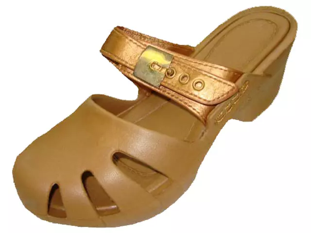 S5800L - Women's Wedge Clog Sandals — Gold (S5800L-GD) / 5-10 Assorted